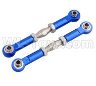 HSP 94188 spare parts-166617 166017 106017 (06016 08042)-02 Upgrade Aluminum Front or Rear Servo Link Rod(2pcs)-Dark Blue,Upgrade HSP 94188 RC Car Truck Parts,Upgrade HSP 1:10 RC Truck Spare parts Accessories,HSP 94188 Upgrade Parts